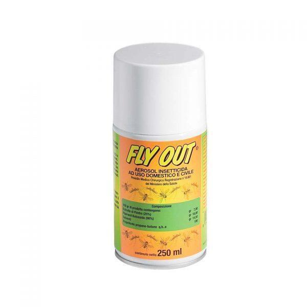 INSETTICIDA EROGATORE SPRAY FLY OUT RICARICA 250ml