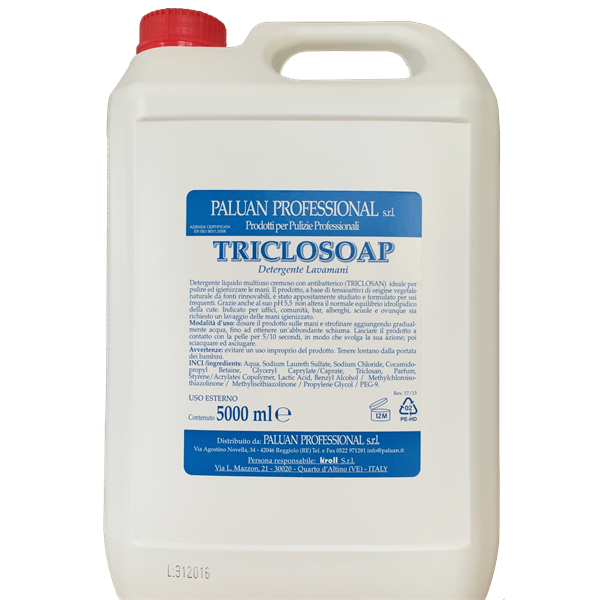 TRICLOSOAP SAPONE LIQUIDO ANTIBATTERICO 5l