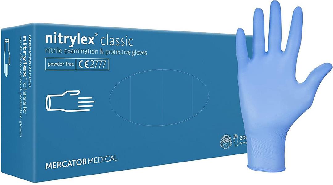 GUANTO MONOUSO NITRILE NITRILEX CLASSIC BLU 100pz