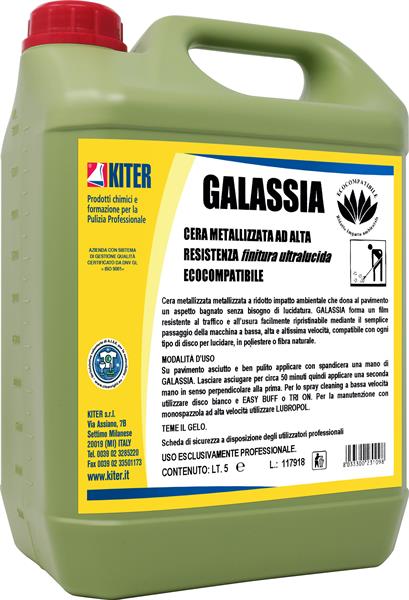 GALASSIA 5l CERA METALIZZATA AD ALTA RESISTENZA ECOCOMPATIBILE