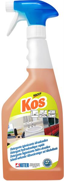 KOS 750ml DETERGENTE IGIENIZZANTE UNIVERSALE IDROALCOOLICO