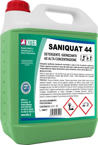 SANIQUAT44 5l DETERGENTE IGIENIZZANTE CONCENTRATO