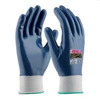 GUANTO SUPERNYFLEX 16909 NYLON/NITRILE BIANCO/BLU