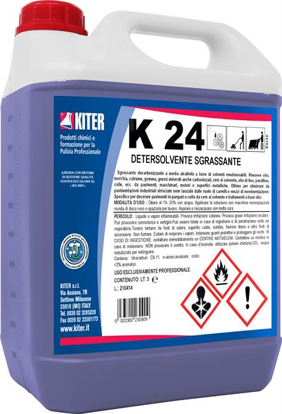 K 24 5l DETERSOLVENTE SGRASSANTE EMULSIONABILE