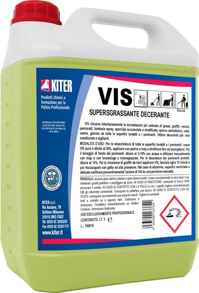 VIS 5l SUPER SGRASSANTE PER IMPIEGHI INDUSTRIALI