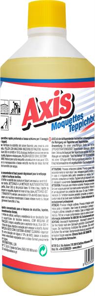 AXIS 1l DETERGENTE SUPERATTIVO PER MACCHINA A INIEZIONE/ESTRAZIONE