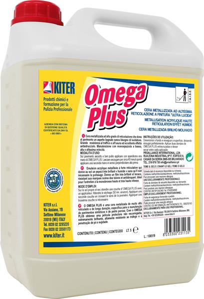 OMEGA PLUS 5l CERA METALLIZZATA AD ALTA RESISTENZA ULTRALUCIDA