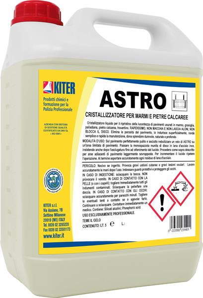 ASTRO 5l CRISTALLIZZATORE LIQUIDO RAPIDO PER MARMO E PIETRA CALCAREA