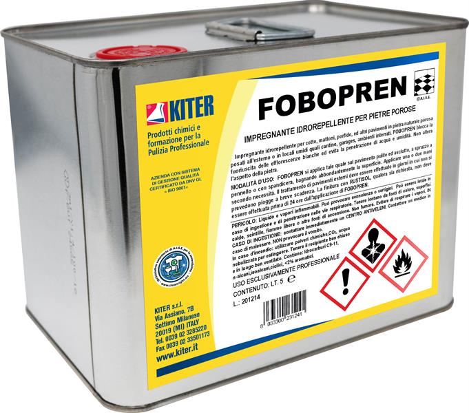 FOBOPREN 5l IMPREGNANTE IDROREPELLENTE PER COTTO E PIETRE NATURALI POROSE