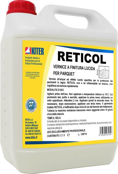 RETICOL 5l VERNICE ALL'ACQUA A FINITURA LUCIDA PER PARQUET