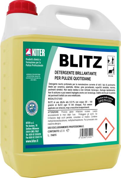 BLITZ 5l DETERGENTE BRILLANTANTE PER PULIZIE QUOTIDIANE