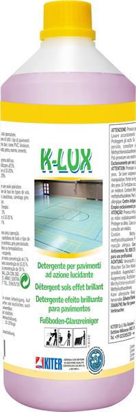 K-LUX 1l DETERGENTE CON EFFETTO LUCIDANTE E ANTISCIVOLO