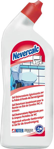 NEVERCALC 750ml GEL DISINCROSTANTE IGIENIZZANTE PER WC