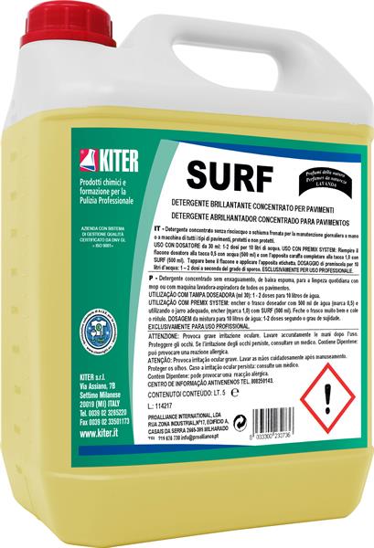 SURF DETERGENTE BRILLANTANTE CONCENTRATO PER PAVIMENTI 5l