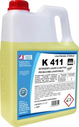 K 411 3l DETERGENTE LIQUIDO CLOROATTIVO PER MACCHINE LAVASTOVIGLIE