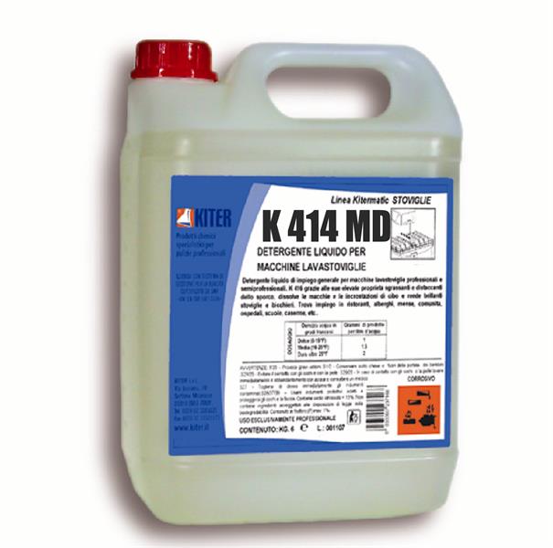 K 414 MD 25kg DETERGENTE LIQUIDO PER MACCHINE LAVASTOVIGLIE