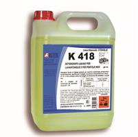 K 418 20l DETERGENTE LIQUIDO PER LAVASTOVIGLIE E PENTOLE INOX