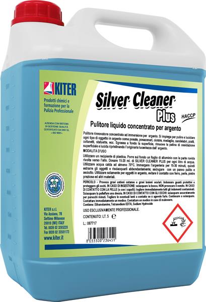 SILVER CLEANER PLUS 5l PULITORE LIQUIDO CONCENTRATO PER ARGENTO