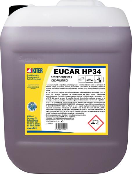 EUCAR HP 34 20l DETERGENTE PER IDROPULITRICI