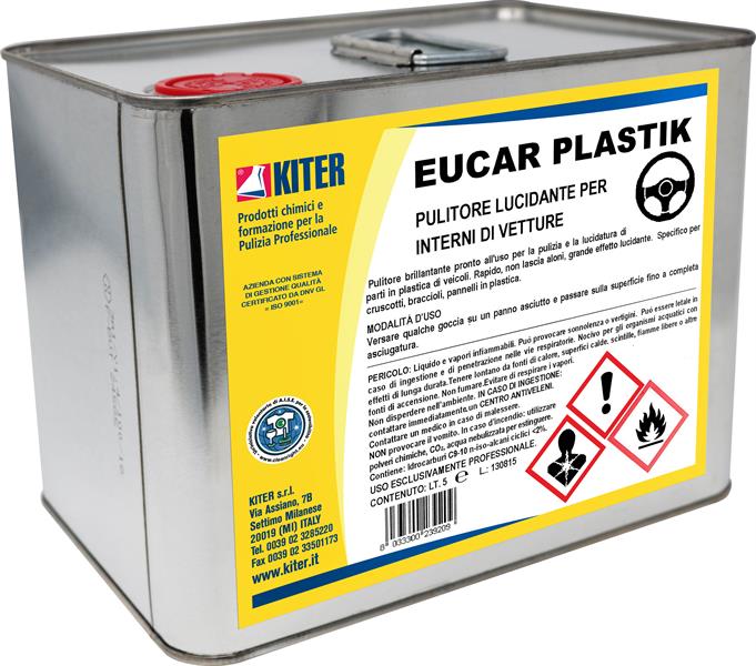 EUCAR PLASTIK 5l PULITORE LUCIDANTE PER INTERNI DI VEICOLI