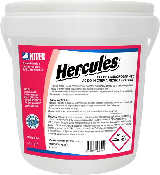 HERCULES 5kg SUPER DISINCROSTANTE ACIDO IN CREMA MICROADESIVA