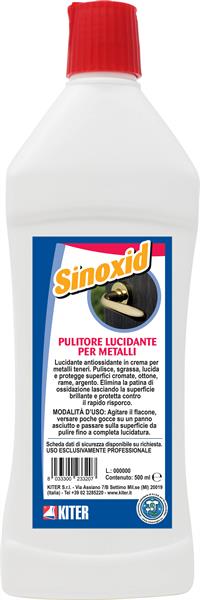 SINOXID 500ml PULITORE LUCIDANTE PER METALLI TENERI