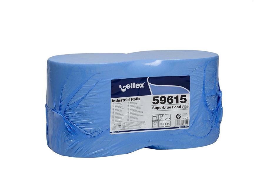 ROTOLO CARTA SUPERBLUE FOOD 3 VELI 500 STRAPPI 2pz