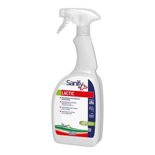 ZERO LACTIC DISINFETTANTE BIOCIDA NATURALE 750ml ECOLABEL