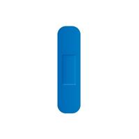 CEROTTI DETECTABILI BLU 72x19mm 100pz