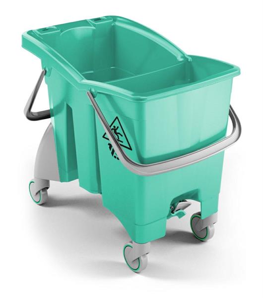 CARRELLO ACTION PRO VERDE 30l A DUE VASCHE SENZA STRIZZATORE