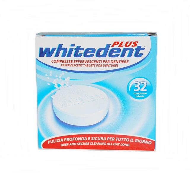 PASTIGLIE EFFERVESCENTI PLUS PULIZIA DENTIERE 32pz