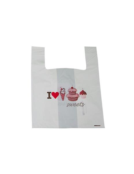 SHOPPER BIO FONDO LARGO 5kg 'I LOVE SWEETS'