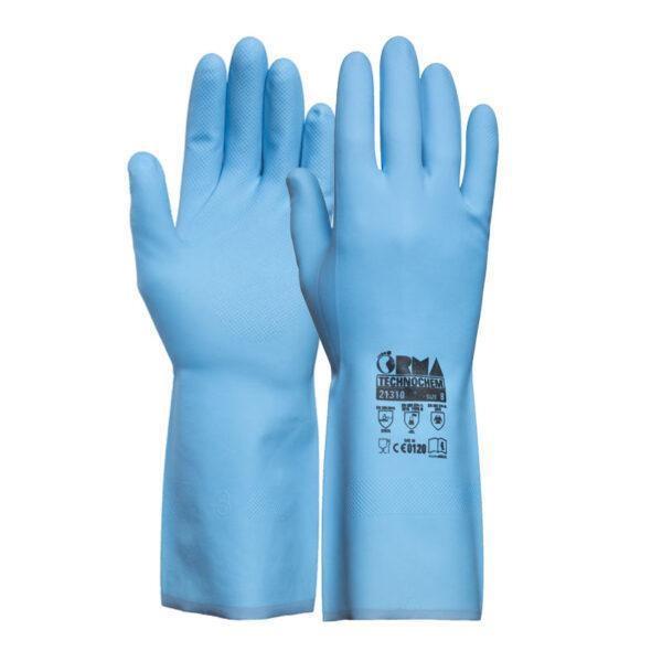 GUANTO TECHNOCHEM NITRILE AZZURRO 33cm