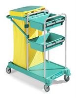 CARRELLO GREEN 100 COMPLETO CON RUOTE 100mm E MONTANTI