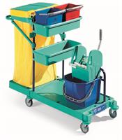 CARRELLO GREEN 20 COMPLETO CON RUOTE 100mm E MONTANTI IN RILSAN