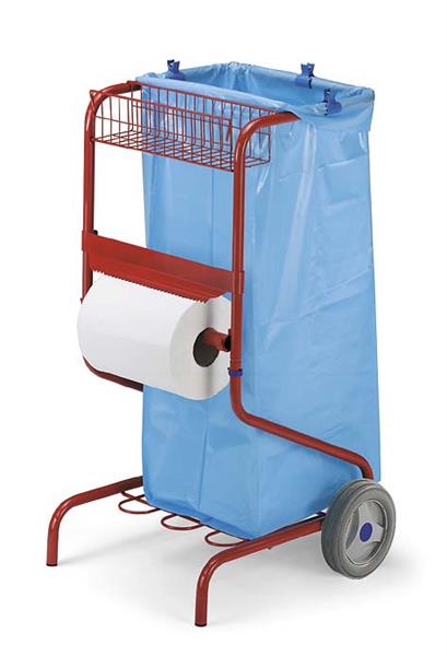 CARRELLO VERNICIATO HAPPY CON PORTAROTOLO 120l