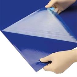 TAPPETO ADESIVO SPELLICOLABILE 90X115cm BLU 120 fogli