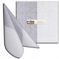 TOVAGLIOLO MICRO MAISON GRIGIO PERLA 40x40cm 25pz