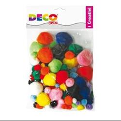 POM PON COLORI ASSORTITI 40pz