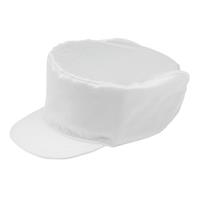 CAPPELLO CON RETE E VISIERA BIANCO 2pz GIBLORS 301