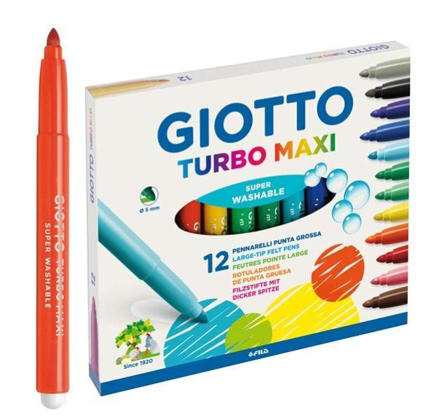 PENARELLI GIOTTO TURBO MAXI 12pz COLORI ASSORTITI