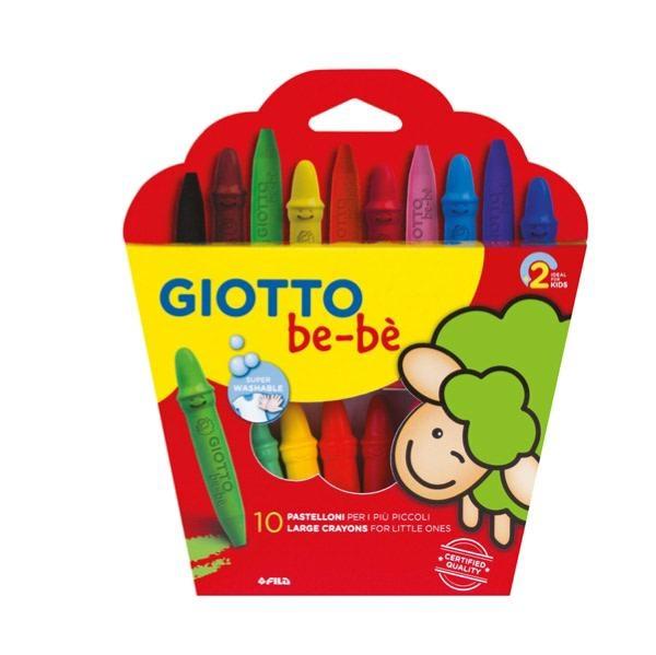 GIOTTO PASTELLI CERA SUPER BEBE 10pz