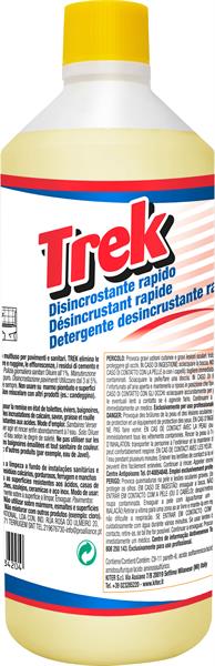 TREK 1l DISINCROSTANTE RAPIDO MULTIUSO PER PAVIMENTI E SANITARI