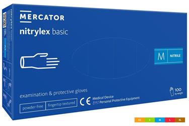 GUANTO MONOUSO NITRILE NITRILEX BASIC BLU SCURO 100pz