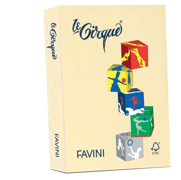 FAVINI LE CIRQUE A4 160g 250FF GIALLO PASTELLO