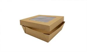 BOX GASTRONOMIA 195X195X52mm 30pz AVANA