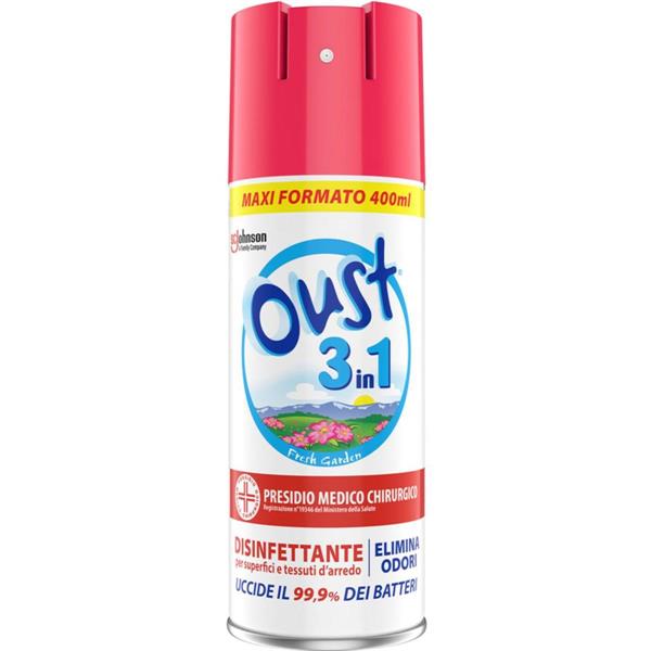 DEODORANTE OUST 3IN1 400ml GARDEN FRESH DISINFETTANTE PMC