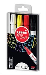 MARCATORE UNI PAINT MARKER 2,8mm 4pz ASS.