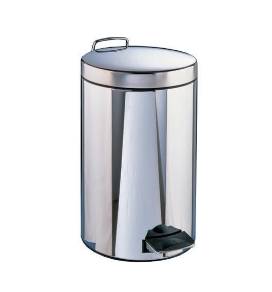 PATTUMIERA CON PEDALE INOX 12l