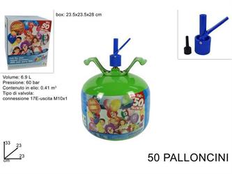 BOMBOLA ELIO 6,9L 50 PALLONCINI